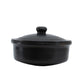 Black Clay Cooking Pot with Lid