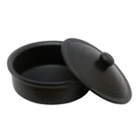 Black Clay Cooking Pot with Lid