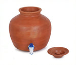 Terracotta Clay Matka with Tap 12L