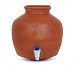 Terracotta Clay Matka with Tap 12L