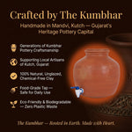 Terracotta Clay Matka with Tap 12L